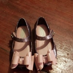 Mini Melissa pink with glitter